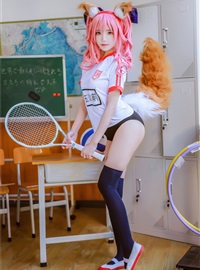 cosplay 桜桃喵 103 玉藻前体操服(24)